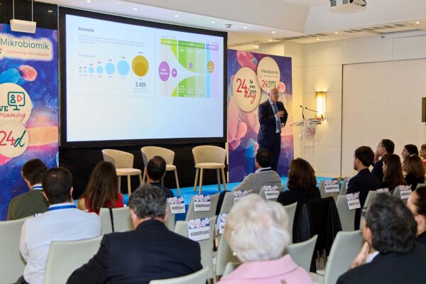 Juan Basterra en Mikrobiomik Investor's day Juan Basterra en Mikrobiomik Investor's day