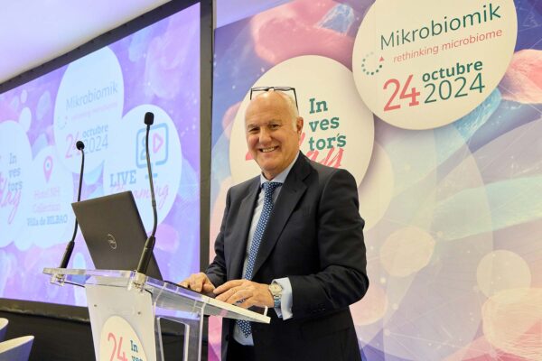 Juan Basterra en Mikrobiomik Investor's day Juan Basterra en Mikrobiomik Investor's day