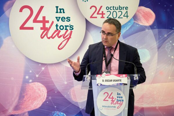 Oscar Ugarte en Investor's day Mikrobiomik Oscar Ugarte en Investor's day Mikrobiomik